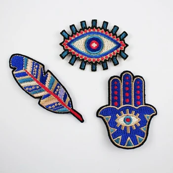 Colorful Evil Eye Embroidery Iron on Patch Embroidered Indian Style Badges For Clothing Bag Accessories Parches DIY Sewing
Colorful Evil Eye Embroidery Iron on Patch Embroidered Indian Style Badges For Clothing Bag Accessories Parches DIY Sewing