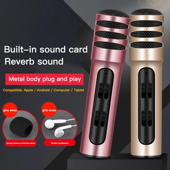 Microphone Bluetooth Wireless Mobile Phone Computer Microphone Computer Karaoke Condenser Microphone Sing Recording Live
Microphone Bluetooth Wireless Mobile Phone Computer Microphone Computer Karaoke Condenser Microphone Sing Recording Live