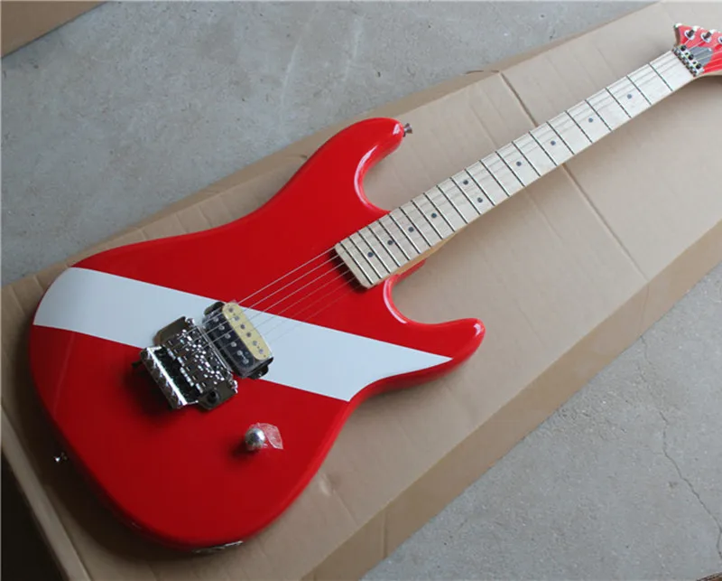 6-String Electric Guitar,22 Frets,Maple Fingerboard,1 Open Pickups,Red Color with White Stripes and can be Customized
6-String Electric Guitar,22 Frets,Maple Fingerboard,1 Open Pickups,Red Color with White Stripes and can be Customized