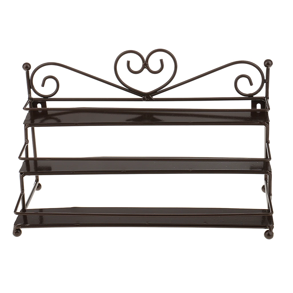 Metal Wall Mounted 3 Tier Display Rack Holder for Essential Oils Nail Polish Organizer for Salon Home Metal Wall Mounted 3 Tier Display Rack Holder for Essential Oils Nail Polish Organizer for Salon Home
