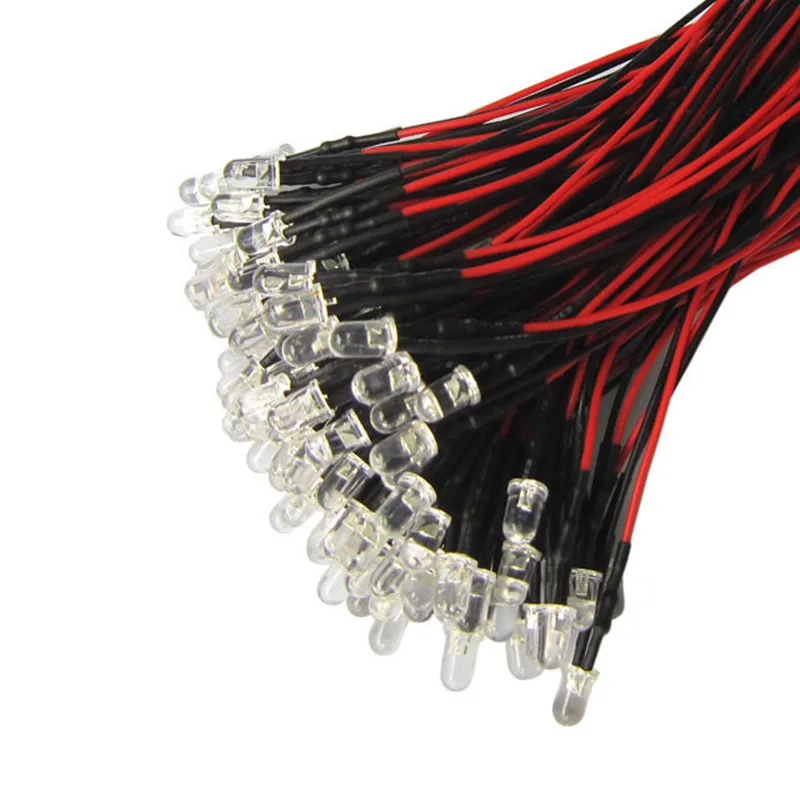 100pcs Pre-Wired Led 5V/12V/24V Red/Green/Blue/White/Warm/Orange/RGB Color Optional with Resistance and 20cm Cable
100pcs Pre-Wired Led 5V/12V/24V Red/Green/Blue/White/Warm/Orange/RGB Color Optional with Resistance and 20cm Cable