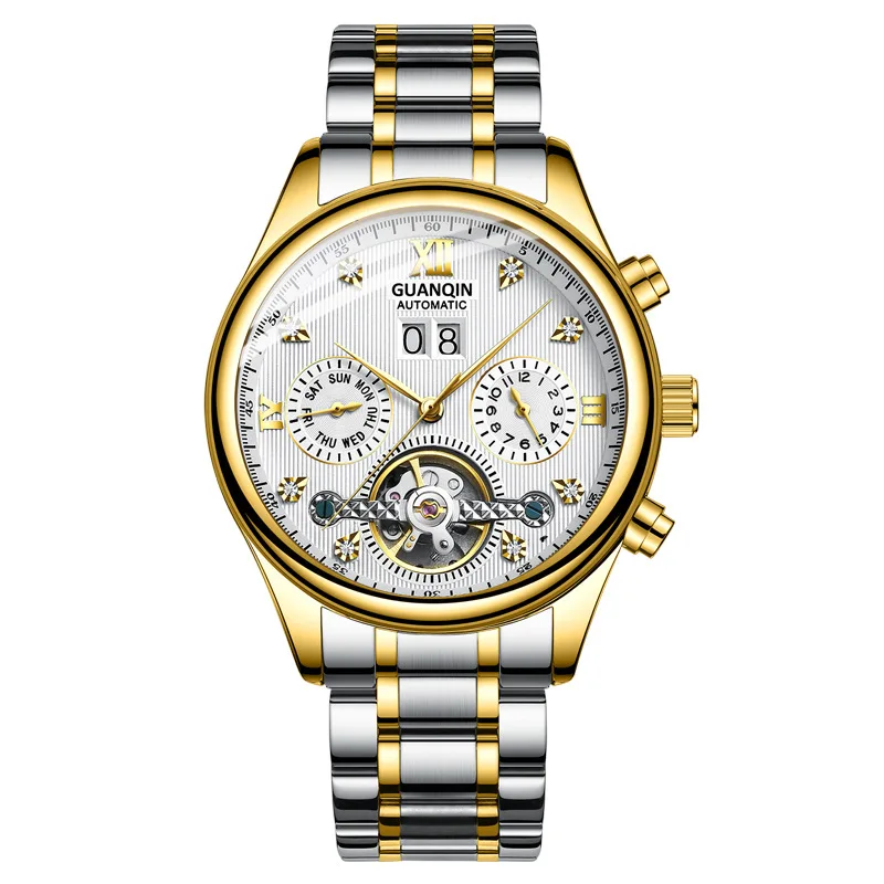 GUANQIN GH17001 new high-end men's watches cross-border burst tourbillon watches automatic mechanical watch relogio masculino
GUANQIN GH17001 new high-end men's watches cross-border burst tourbillon watches automatic mechanical watch relogio masculino