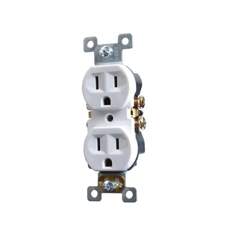 US 125V 15A Wall Mount Lock Straight Tamper Resistant Receptacle Outlet SSRE-2 Y5GA
US 125V 15A Wall Mount Lock Straight Tamper Resistant Receptacle Outlet SSRE-2 Y5GA