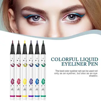 6 Colors Liquid Eyeliner Pen Waterproof Colorful Liquid Eyeliner PenSmudgeproof Long Lasting Eyeliner For Women Makeup
6 Colors Liquid Eyeliner Pen Waterproof Colorful Liquid Eyeliner PenSmudgeproof Long Lasting Eyeliner For Women Makeup