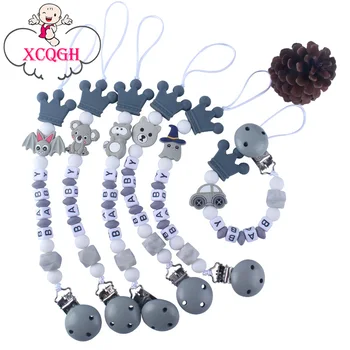 XCQGH DIY Baby Pacifier Clip Anti-drop Chain Baby Silicone Beaded Multi-style Mini Animal Teether Pacifier Chain Clip 
XCQGH DIY Baby Pacifier Clip Anti-drop Chain Baby Silicone Beaded Multi-style Mini Animal Teether Pacifier Chain Clip