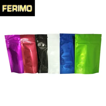200Pcs Stand Up Multi-colored Aluminum Foil Zip Lock Packing Pouch Mylar Foil Dry Flower Tea Nuts Stroage Ziplock Packaging Bags
200Pcs Stand Up Multi-colored Aluminum Foil Zip Lock Packing Pouch Mylar Foil Dry Flower Tea Nuts Stroage Ziplock Packaging Bags