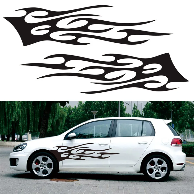 2pcs Flame Totem Car Body Sticker Car Body Racing Side Door Long Stripe Stickers Auto Vinyl Decal Car Accessories
2pcs Flame Totem Car Body Sticker Car Body Racing Side Door Long Stripe Stickers Auto Vinyl Decal Car Accessories