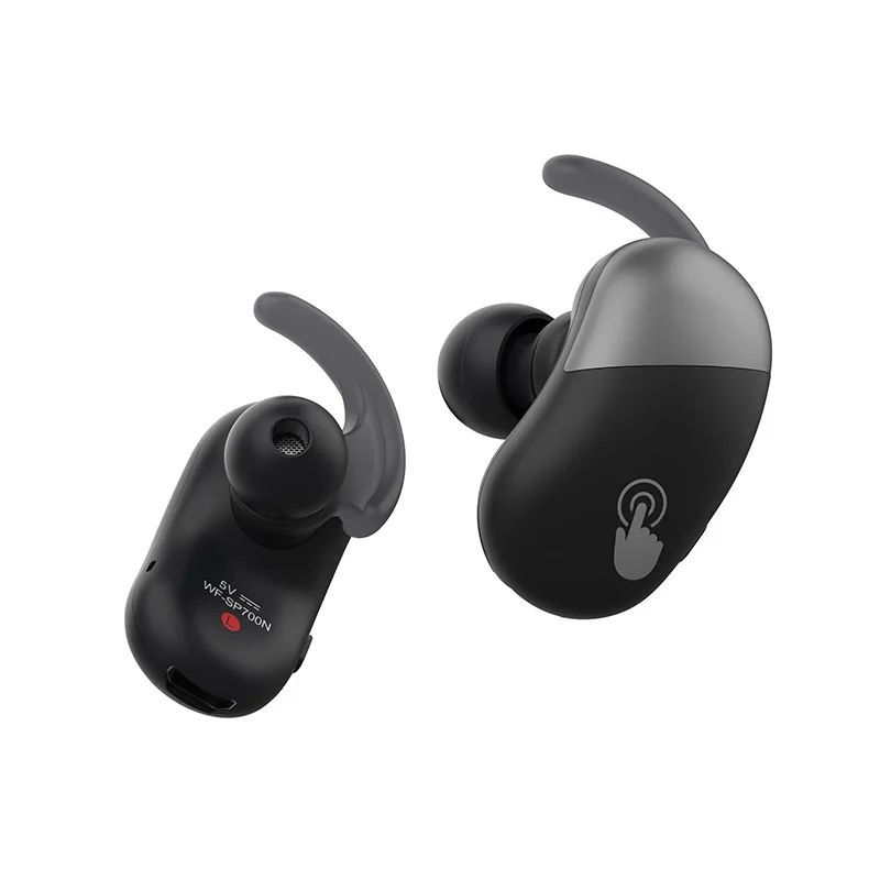 

TWS True Wireless Bluetooth Earphones in-Ear Earbuds Binaural BT 5.0 Earphone with Charging Box Touch Button Earhook