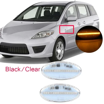 2Pcs LED Side Marker Turn Signal Light Indicator for Mazda 2 3 5 6 Bt-50 Mpv 2000-2013 Clear
2Pcs LED Side Marker Turn Signal Light Indicator for Mazda 2 3 5 6 Bt-50 Mpv 2000-2013 Clear