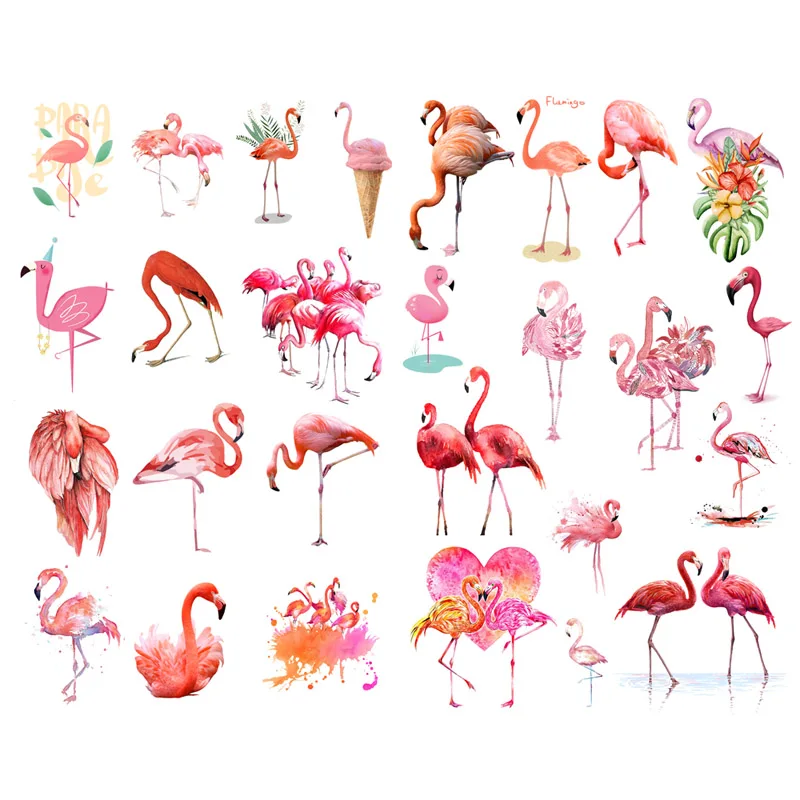 

1 PCS Cute Red Love Flamingo Birds Aesthetic Book Journal Stickers Scrapbooking Stationery Diary Label Office School Supplies