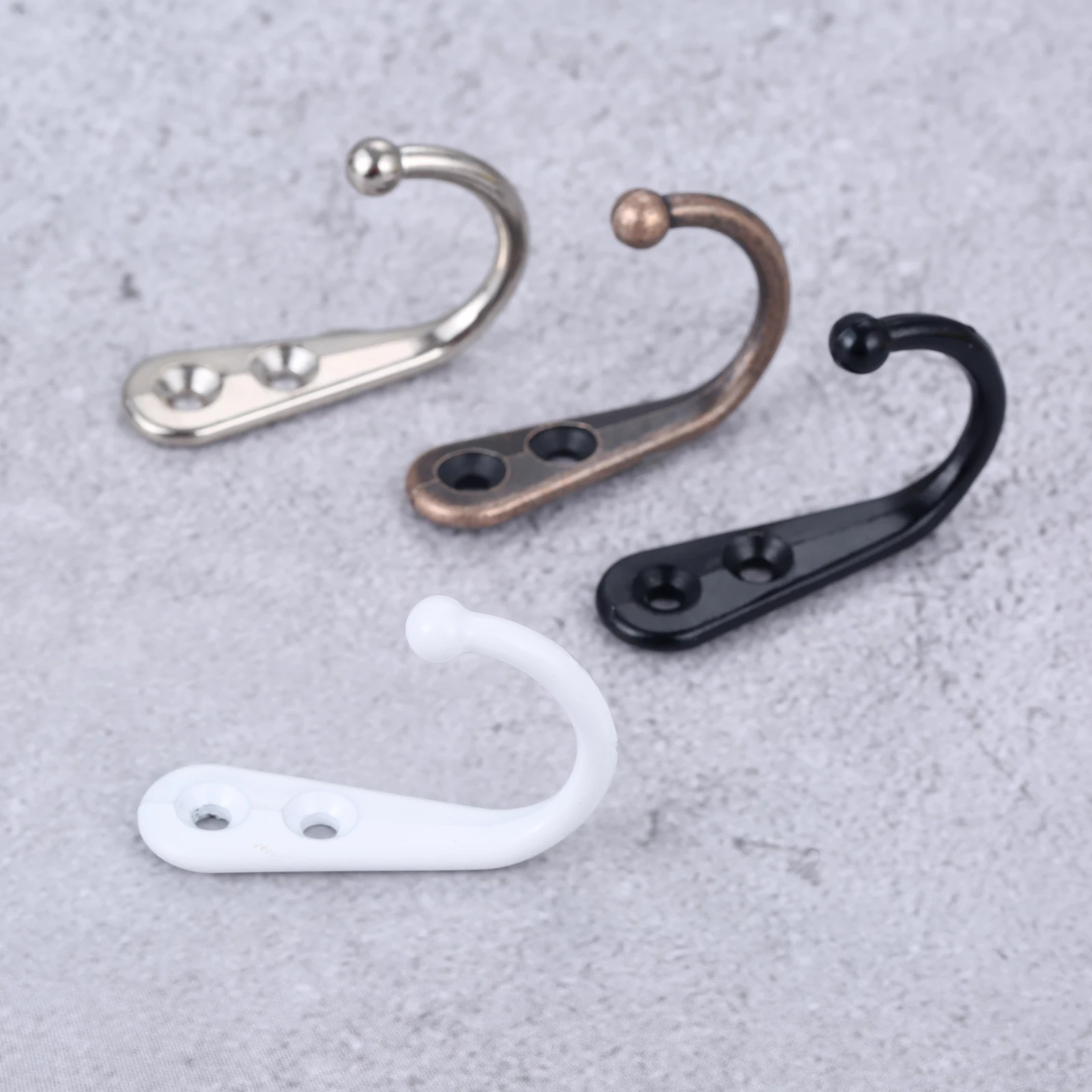 5Pcs Single Prong Hook Wall Mounted Cloth Hanger Hook for Coats Hats Towels Keys Clothes Door Hanger Home Decoration with Screws
5Pcs Single Prong Hook Wall Mounted Cloth Hanger Hook for Coats Hats Towels Keys Clothes Door Hanger Home Decoration with Screws