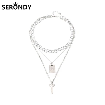 Retro Key Square Fashion Choker Necklace For Women Jewelry Collares Friend Chains Girl Accessories Aesthetics Suspension XL10226
Retro Key Square Fashion Choker Necklace For Women Jewelry Collares Friend Chains Girl Accessories Aesthetics Suspension XL10226