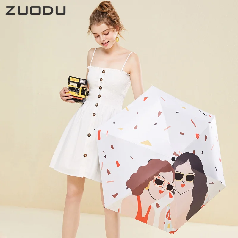 ZUODU Sun UV Protection Umbrella Women Folding Small Cute Rain Umbrella Windproof Mini Compact Pocket Ultra Light Rain Gear G5G
ZUODU Sun UV Protection Umbrella Women Folding Small Cute Rain Umbrella Windproof Mini Compact Pocket Ultra Light Rain Gear G5G