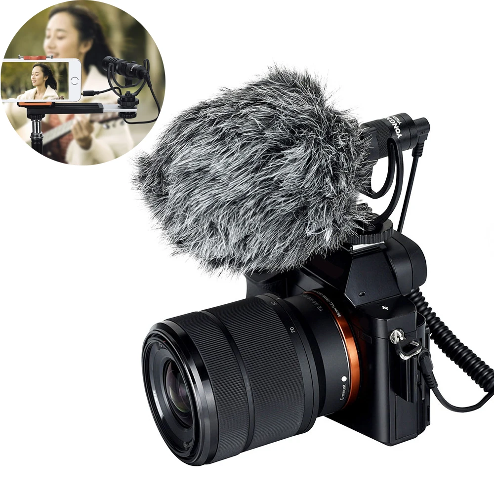 Yongnuo Mic YN220 Microphone Camcorder video-Mic 3.5mm windshield for canon nikon dslr camera computer phone pad PC recorder dv
Yongnuo Mic YN220 Microphone Camcorder video-Mic 3.5mm windshield for canon nikon dslr camera computer phone pad PC recorder dv