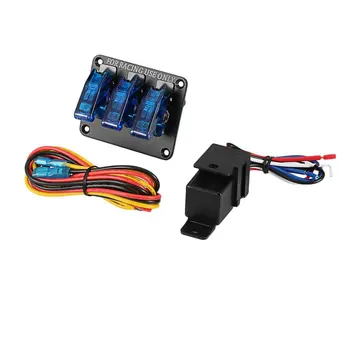 12V 20A Toggle Switch Racing Ignition Engine Relay Switches with LED Indicator Universal Car Truck LED Rocker Control Cover
12V 20A Toggle Switch Racing Ignition Engine Relay Switches with LED Indicator Universal Car Truck LED Rocker Control Cover