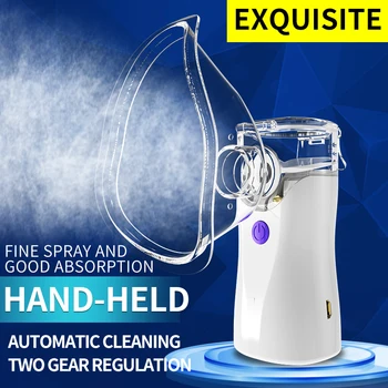 Portable Silent Ultrasonic Inhaler Nebulizer Rechargeable Medical Steaming Atomizer Mini Handheld Inhaler Nebulizer Healthy Care
Portable Silent Ultrasonic Inhaler Nebulizer Rechargeable Medical Steaming Atomizer Mini Handheld Inhaler Nebulizer Healthy Care