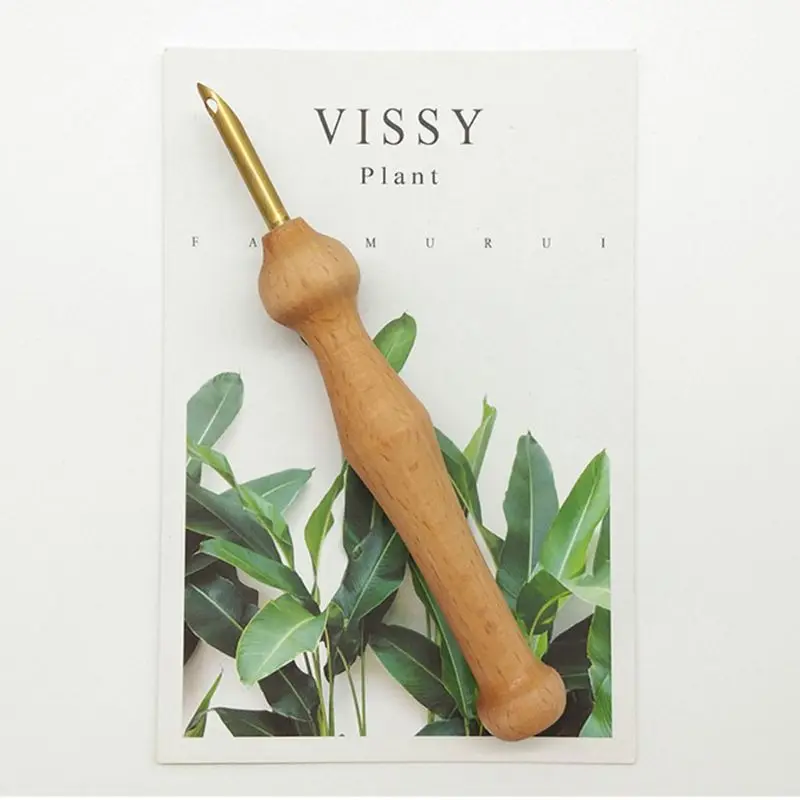 Durable Knitting Embroidery Pen Punch Needle Threader Set DIY Wood Handle Sewing
Durable Knitting Embroidery Pen Punch Needle Threader Set DIY Wood Handle Sewing