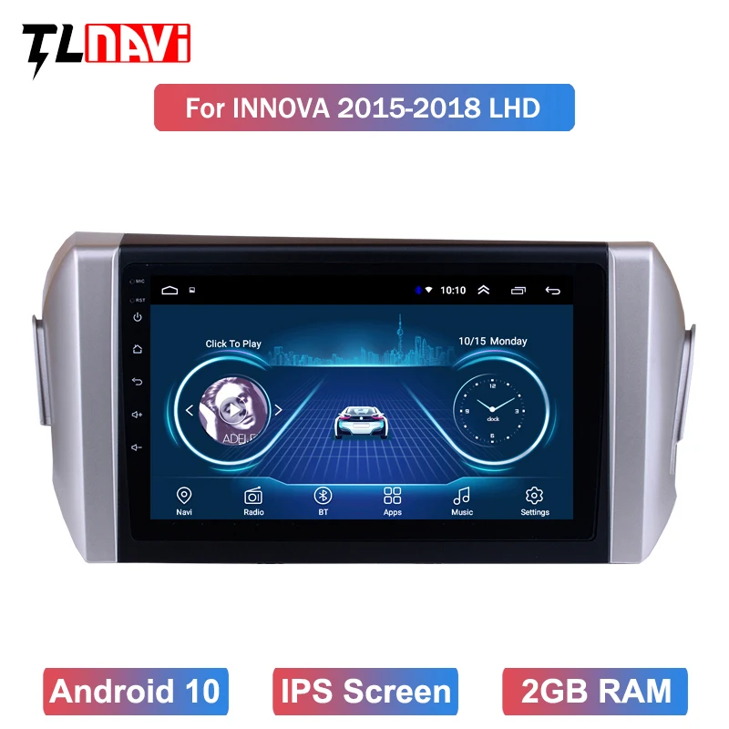 Android 10 радио для 2015 2018Toyota INNOVA LHD RHD 9 "GPS навигация автомобильный мультимедийный