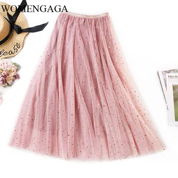 Korea 2020 NEW spring and summer A-line double multi-layer mesh halfbody skirt wholesales Elegant sequins spliced Y097
Korea 2020 NEW spring and summer A-line double multi-layer mesh halfbody skirt wholesales Elegant sequins spliced Y097
