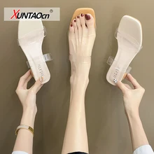 Women's Shoes 2020 New Sandals Women's Word with Transparent Wild Women's Sandals Women's Thick Heel Crystal Heel Sexy Sandals
Women's Shoes 2020 New Sandals Women's Word with Transparent Wild Women's Sandals Women's Thick Heel Crystal Heel Sexy Sandals