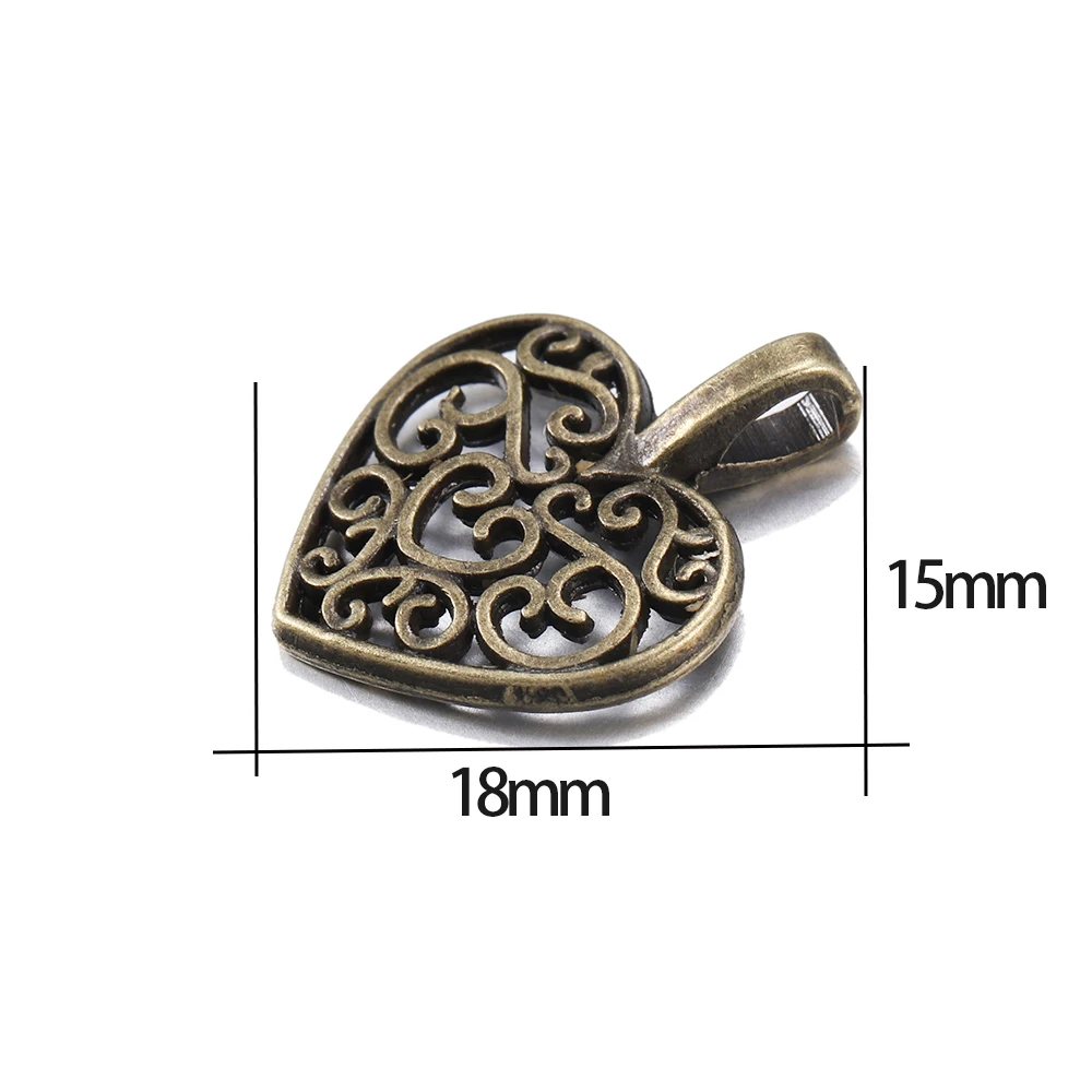 30pcs/lot Tibetan Bronze Plated Hollow Out Heart Antique Pendants Findings DIY Charms Bracelet Jewelry Making Supplies 30pcs/lot Tibetan Bronze Plated Hollow Out Heart Antique Pendants Findings DIY Charms Bracelet Jewelry Making Supplies