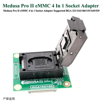 Original Medusa Pro II Box eMMC 4 In 1 Socket Adapter,UFS BGA-153 Socket,UFS BGA-095 Socket
Original Medusa Pro II Box eMMC 4 In 1 Socket Adapter,UFS BGA-153 Socket,UFS BGA-095 Socket