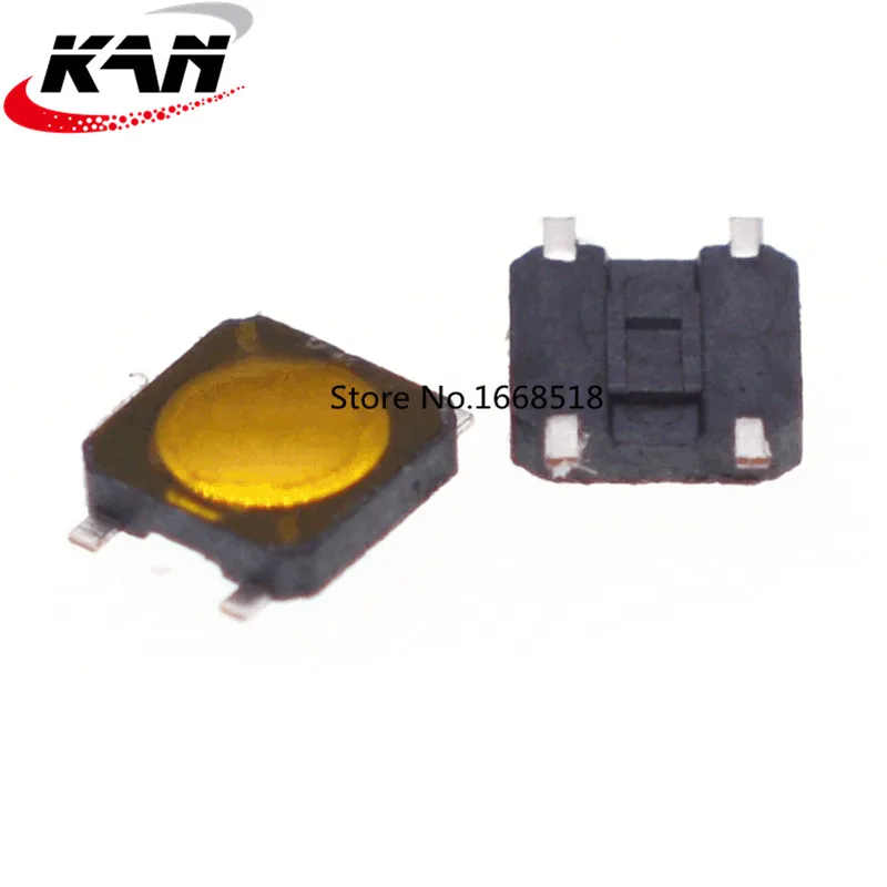 

Тактильный кнопочный переключатель, 3*3*0,8 мм, 4-контактный SMT-переключатель, микропереключатель SMD, 3x3x мм, 10 шт.