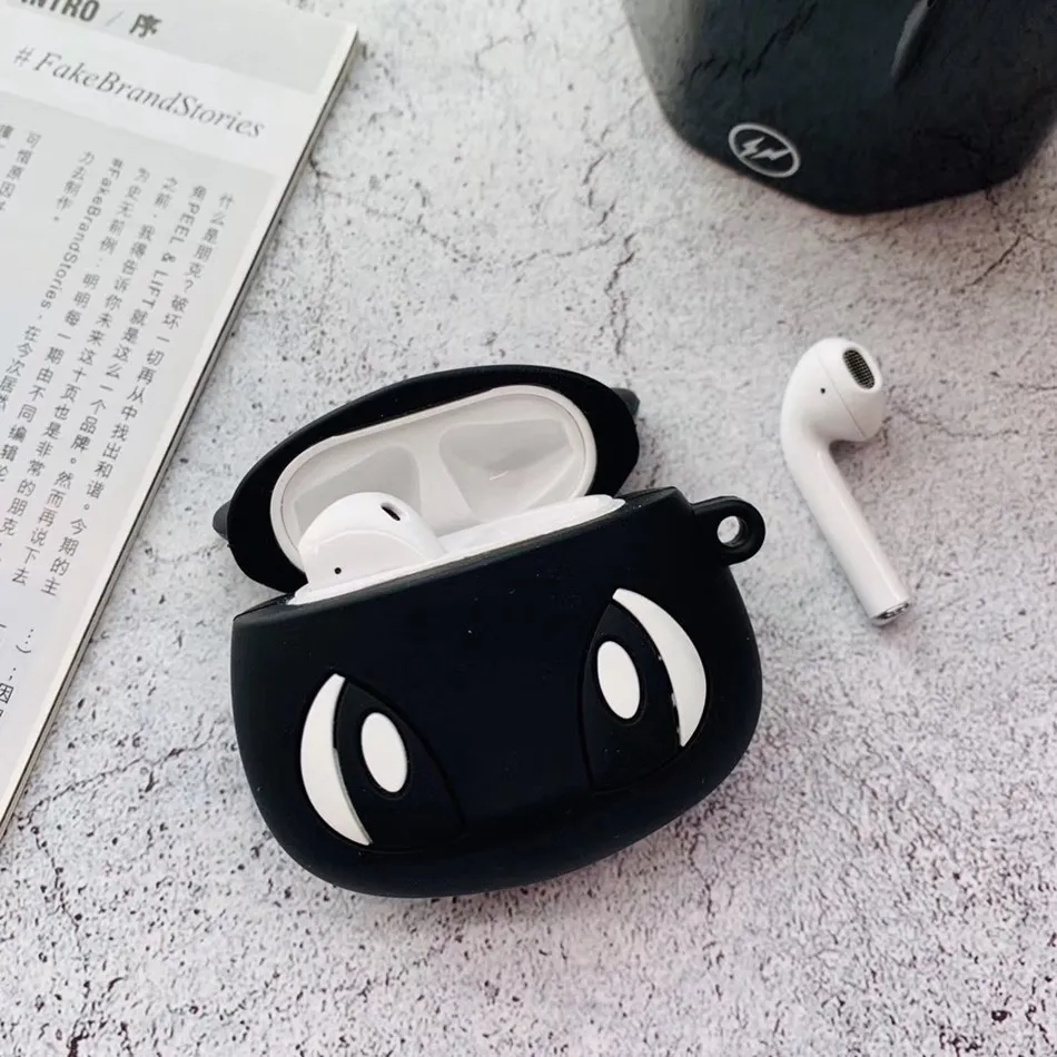 3D Silicone Earphone Case For AirPods 2 Case Cute Cartoon Acting Cute Cover For Apple Air pods Headphone Case Finger Ring Strap
3D Silicone Earphone Case For AirPods 2 Case Cute Cartoon Acting Cute Cover For Apple Air pods Headphone Case Finger Ring Strap