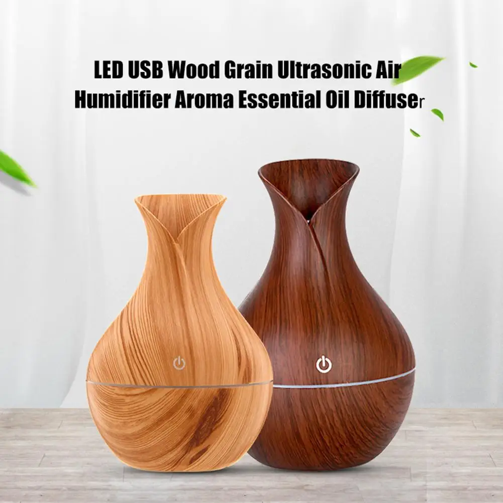 130ml USB Electric Aroma Air Diffuser Wood Ultrasonic air humidifier Essential Oil Aromatherapy Cool Mist Maker for Home Office
130ml USB Electric Aroma Air Diffuser Wood Ultrasonic air humidifier Essential Oil Aromatherapy Cool Mist Maker for Home Office