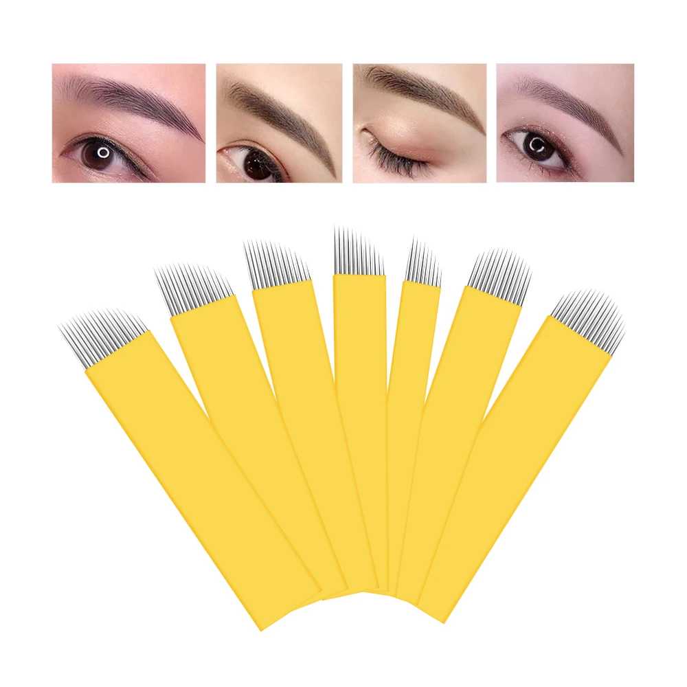 100pcs 0.2mm Microblading Eyebrow Blades Permanent Needles Tattoo Blade For 3D Embroidery Manual Tattoo Pen
100pcs 0.2mm Microblading Eyebrow Blades Permanent Needles Tattoo Blade For 3D Embroidery Manual Tattoo Pen