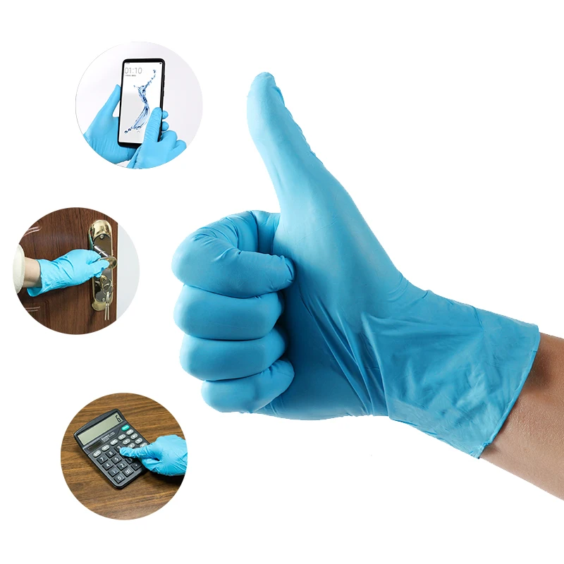 Protection Use Disposable Rubber Blue Mittens Multipurpose Protective Gloves Keep Hands Clean Man Women Unisex
Protection Use Disposable Rubber Blue Mittens Multipurpose Protective Gloves Keep Hands Clean Man Women Unisex