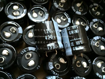10pcs/30pcs120uF 420V NICHICON GN Series 25x25mm High Quality 420V120uF Snap-in PSU Aluminum Electrolytic Capacitor
10pcs/30pcs120uF 420V NICHICON GN Series 25x25mm High Quality 420V120uF Snap-in PSU Aluminum Electrolytic Capacitor