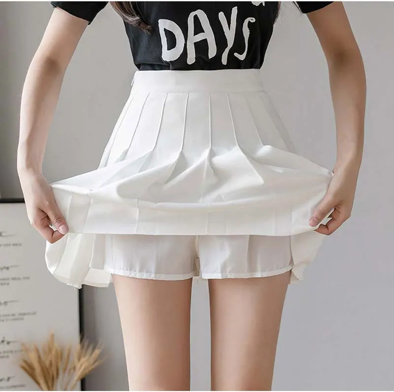 Fashion 2021 Autumn Korean Skirt Shorts Women High Waist Sexy Mini