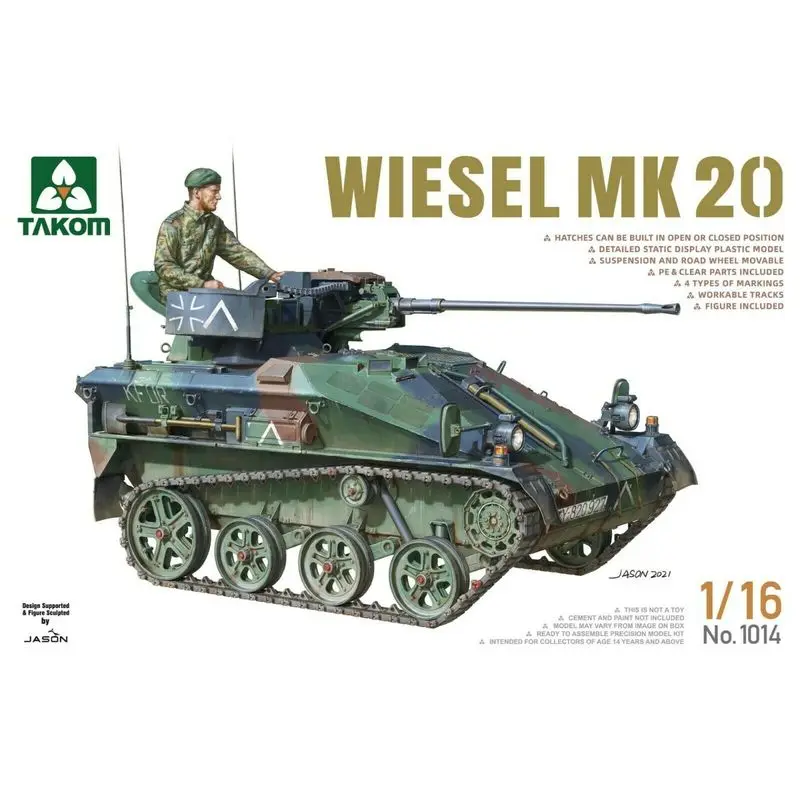 

TAKOM 1014 1/16 Wiesel MK.20 - Scale Model Kit
