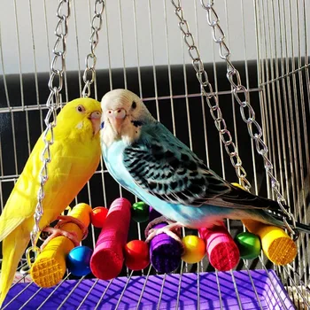 6Pcs Parrot Toy Bird Toy Funny Assorted Bite Resistant Bird Cage Toy Set Colorful Swing, Hanging Ring, Chew Toy hanging cage
6Pcs Parrot Toy Bird Toy Funny Assorted Bite Resistant Bird Cage Toy Set Colorful Swing, Hanging Ring, Chew Toy hanging cage