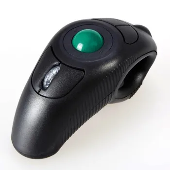 2.4GHz wireless USB handheld mouse finger using optical track ball