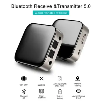 AptX Low Latency Bluetooth 5.0 Audio Transmitter Receiver Music CSR8670 TV PC Wireless Adapter RCA/SPDIF/3.5mm Aux Jack
AptX Low Latency Bluetooth 5.0 Audio Transmitter Receiver Music CSR8670 TV PC Wireless Adapter RCA/SPDIF/3.5mm Aux Jack