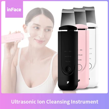 InFace Ultrasonic Facial Skin Scrubber Cleaner Ion Acne Blackhead Remover Peeling Shovel Cleaner Facial Massager Skin Care
InFace Ultrasonic Facial Skin Scrubber Cleaner Ion Acne Blackhead Remover Peeling Shovel Cleaner Facial Massager Skin Care