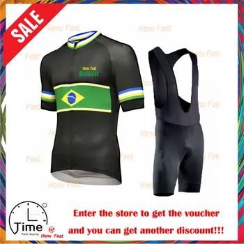 Brazil 2020 Men Summer Clothing cycling Clothes kits short sleeve bib shorts men's Breathable Bib Shorts maillot ciclismo set
Brazil 2020 Men Summer Clothing cycling Clothes kits short sleeve bib shorts men's Breathable Bib Shorts maillot ciclismo set