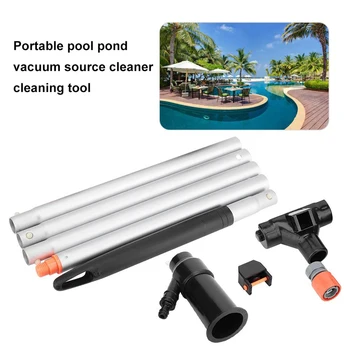 Swimming Pool Clean Vacuum Set Pond Fountain Underwater Tool Jet Vacuum Cleaner for Leaves Dirt Sand
Swimming Pool Clean Vacuum Set Pond Fountain Underwater Tool Jet Vacuum Cleaner for Leaves Dirt Sand