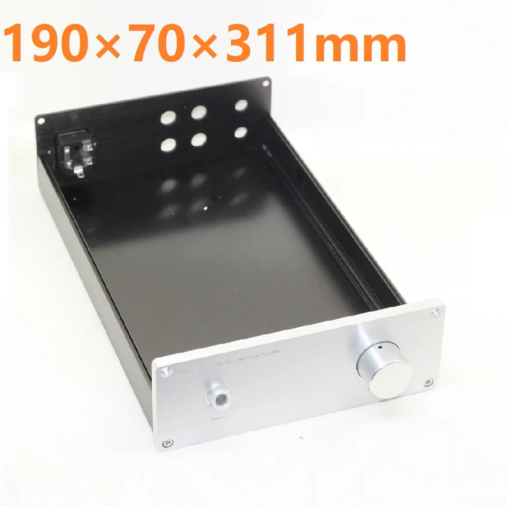 W190 H70 D311 DIY Aluminum Power Amplifier Chassis PSU Box Home Audio Preamp Hifi Case Decoding Shell Headphone Amp Enclosure
W190 H70 D311 DIY Aluminum Power Amplifier Chassis PSU Box Home Audio Preamp Hifi Case Decoding Shell Headphone Amp Enclosure