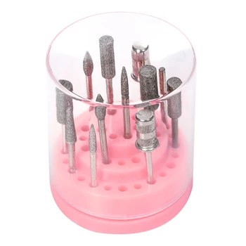 New Hot 48 Holes Nail Drill Bit Holder Display Stand with Acrylic Cover Container Storage Box Manicure Tool SMR88
New Hot 48 Holes Nail Drill Bit Holder Display Stand with Acrylic Cover Container Storage Box Manicure Tool SMR88