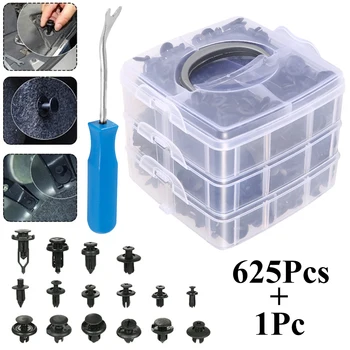 625Pcs Car Push Retainer Clips Plastic Fasteners Kit Auto Push Pin Rivets Set Nylon Bumper Fender Rivets Clips Door Trim Panel
625Pcs Car Push Retainer Clips Plastic Fasteners Kit Auto Push Pin Rivets Set Nylon Bumper Fender Rivets Clips Door Trim Panel
