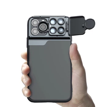 5 in 1 Macro Fisheye Telephoto Wide Angle Lens CPL Phone Case For iPhone 11PRO Max Camera Lens Case For iPhone 11 Pro Anti-knock
5 in 1 Macro Fisheye Telephoto Wide Angle Lens CPL Phone Case For iPhone 11PRO Max Camera Lens Case For iPhone 11 Pro Anti-knock