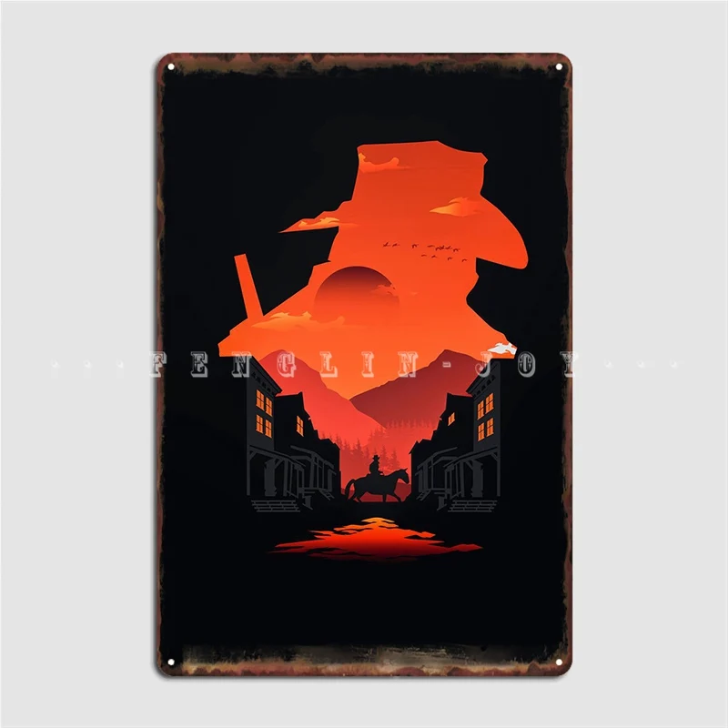 Sunset Cowboy Poster Metal Plaque Wall Cave Kitchen Customize Plaques Tin Sign Poster
Sunset Cowboy Poster Metal Plaque Wall Cave Kitchen Customize Plaques Tin Sign Poster