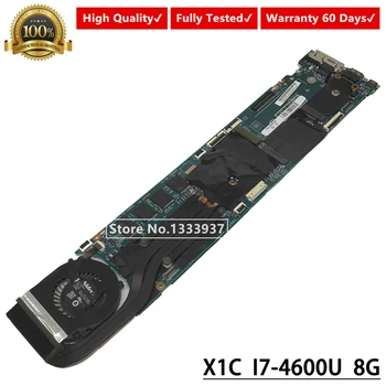 

00HN769 mainboard I7-4600U 8G for lenovo ThinkPad X1C X1 carbon Laptop motherboard LMQ-1 MB 12298-2 48.4LY06.021