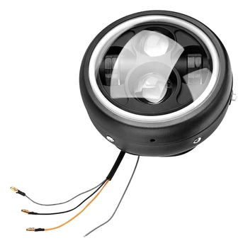 Modified Motorcycle LED Headlight GN125 Headlight 5.75 Inch Retro Headlight Aperture Headlight
Modified Motorcycle LED Headlight GN125 Headlight 5.75 Inch Retro Headlight Aperture Headlight