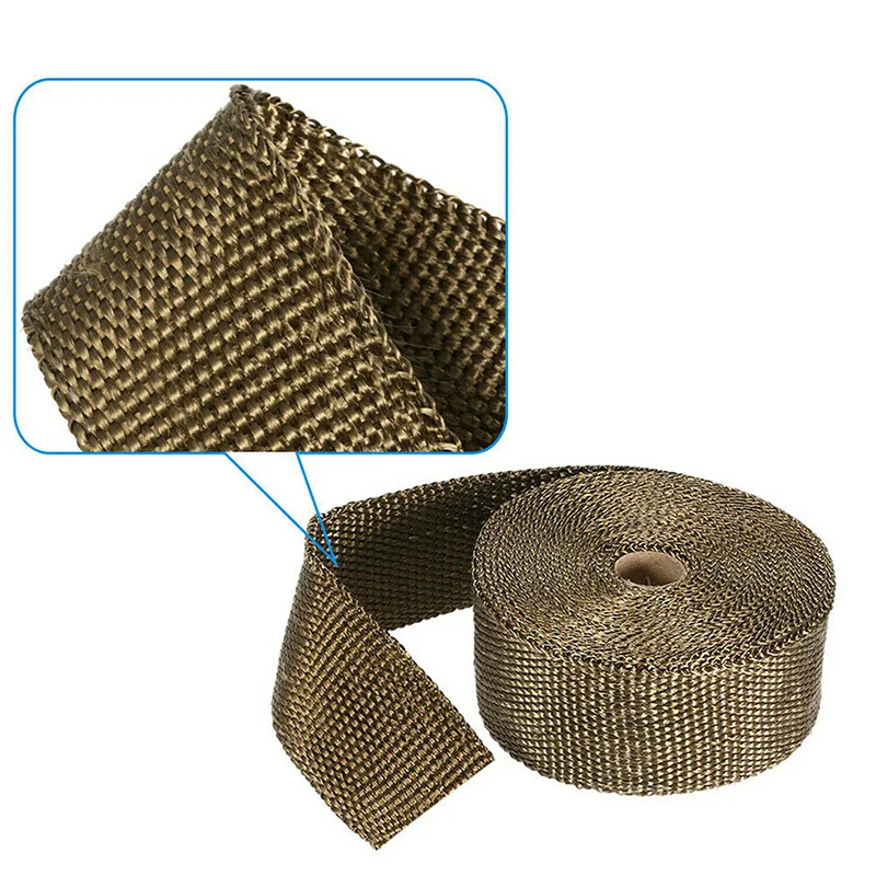 Titanium fiber Insulation Cloth Pipe Heat Shield Wrap Tape Set Anti-melting 15Mx5CM Exhaust Equipment
Titanium fiber Insulation Cloth Pipe Heat Shield Wrap Tape Set Anti-melting 15Mx5CM Exhaust Equipment