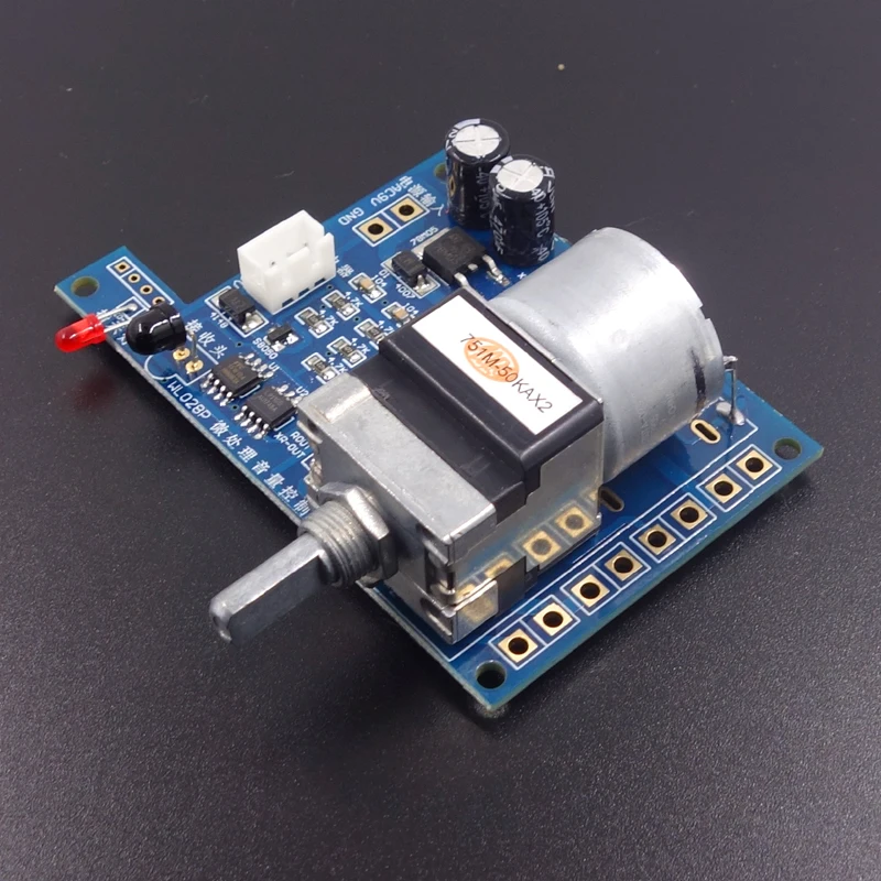 KYYSLB Volume Control Board AC8~12V /DC 9V Audio Amplifier Preamp Microcomputer Processing Remote | Электроника