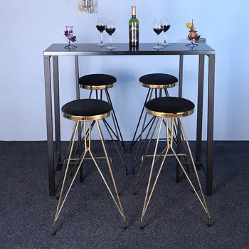 Nordic Bar Stool Wrought Iron Ins Creative Table Chair Gold Cafe Net Red High Chairs Simple Bar Stools
Nordic Bar Stool Wrought Iron Ins Creative Table Chair Gold Cafe Net Red High Chairs Simple Bar Stools